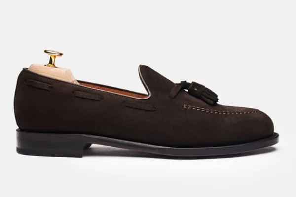 MORJAS Loafers>The Tassel Loafer BrownSuede